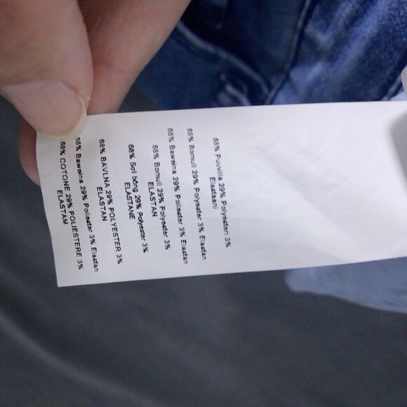 Missguided Jean Skirt Women 6 Blue Medium Wash Mini Cotton Blend Zipper Casual - Picture 7 of 7